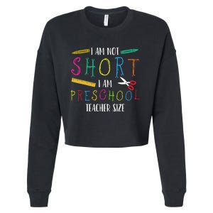 Preschool Teacher Short PreK Teacher Cropped Pullover Crew