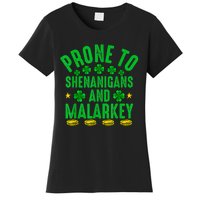 Prone To Shenanigans And Malarkey St Patricks Day Men Women's T-Shirt