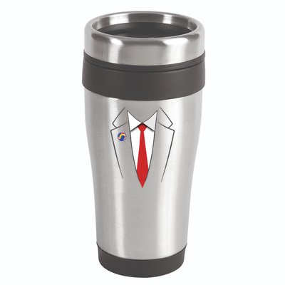 President Trump Suit US President Easy Costume 16oz Travel Tumbler