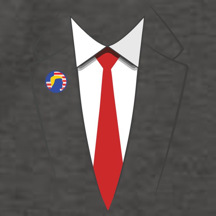 President Trump Suit US President Easy Costume Vector Backpack