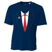 President Trump Suit US President Easy Costume Cooling Performance Crew T-Shirt