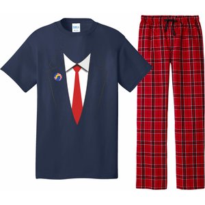 President Trump Suit US President Easy Costume Pajama Set