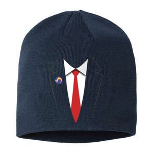 President Trump Suit US President Easy Costume Sustainable Beanie