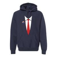 President Trump Suit US President Easy Costume Premium Hoodie