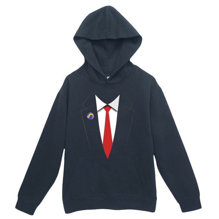 President Trump Suit US President Easy Costume Urban Pullover Hoodie