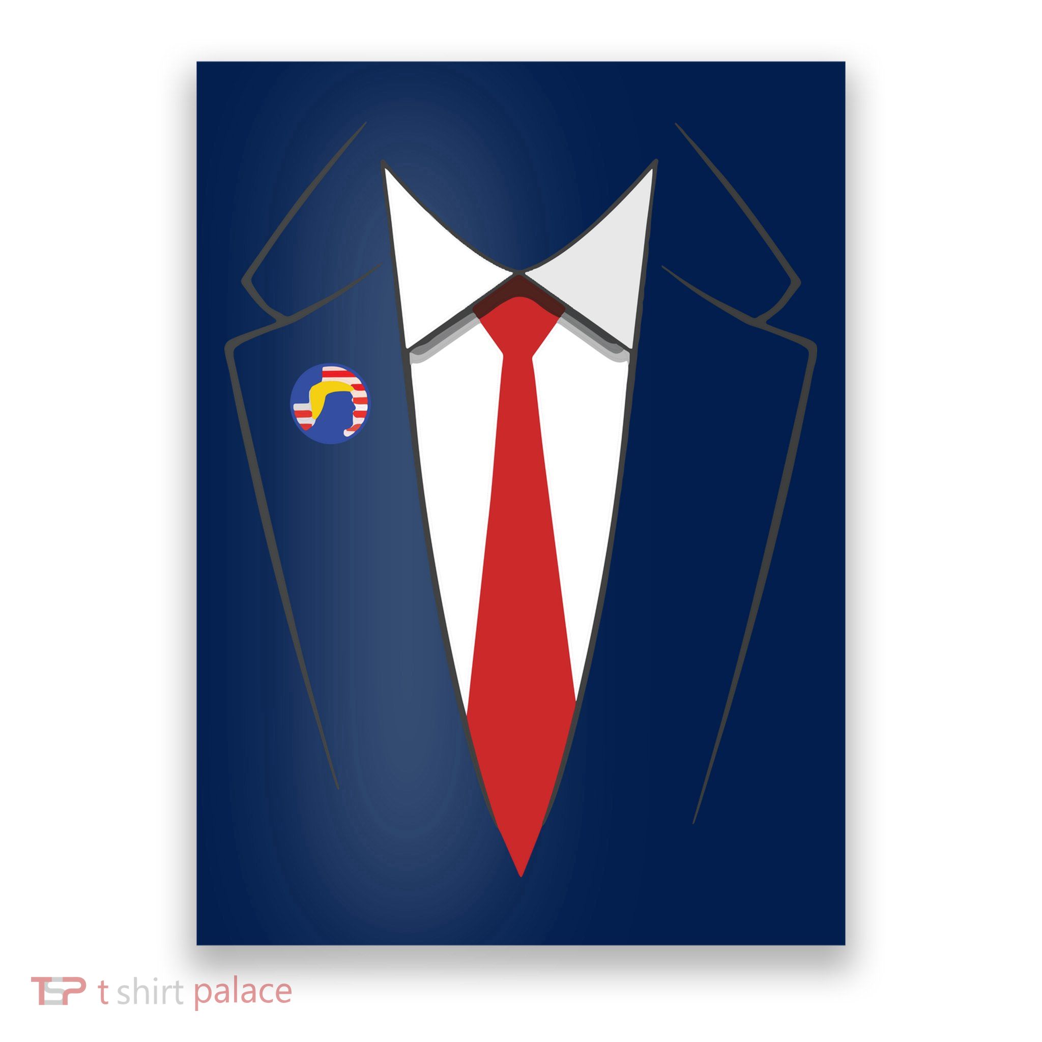 President Trump Suit US President Easy Costume Poster