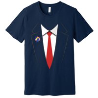 President Trump Suit US President Easy Costume Premium T-Shirt