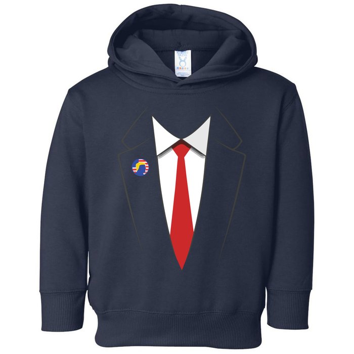 President Trump Suit US President Easy Costume Toddler Hoodie