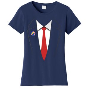 President Trump Suit US President Easy Costume Women's T-Shirt