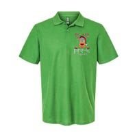 Pre-K Teacher Squad Reindeer Funny Teacher Christmas Xmas Softstyle Adult Sport Polo