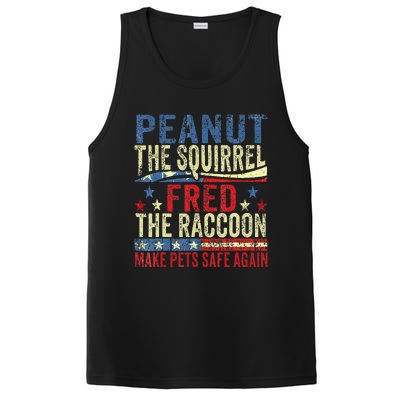 Peanut The Squirrel Fred The Raccoon Make Pets Safe Again PosiCharge Competitor Tank