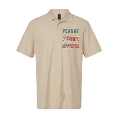 Peanut The Squirrel Fred The Raccoon Make Pets Safe Again Softstyle Adult Sport Polo