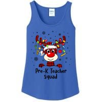 Prek Teacher Squad Reindeer Funny Teacher Christmas Xmas Gift Ladies Essential Tank