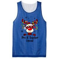 Prek Teacher Squad Reindeer Funny Teacher Christmas Xmas Gift Mesh Reversible Basketball Jersey Tank