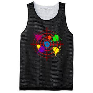 Paintball Target Shooting Sport Paintballer Air Gun Paint Mesh Reversible Basketball Jersey Tank