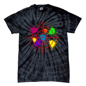 Paintball Target Shooting Sport Paintballer Air Gun Paint Tie-Dye T-Shirt