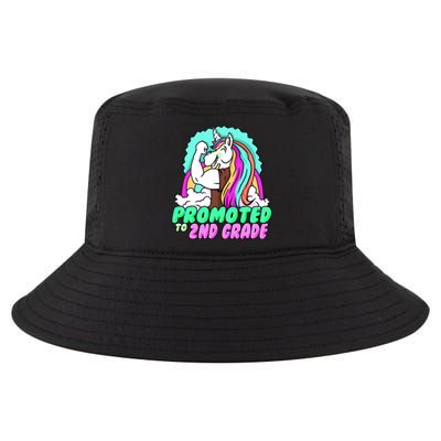 Promoted To Second Grade Graduation Teacher Unicorn Funny Gift Cool Comfort Performance Bucket Hat