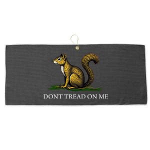 Peanut The Squirrel DonT Tread On Me Large Microfiber Waffle Golf Towel