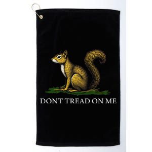 Peanut The Squirrel DonT Tread On Me Platinum Collection Golf Towel