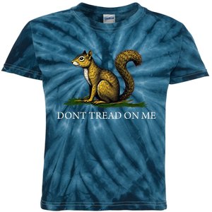 Peanut The Squirrel DonT Tread On Me Kids Tie-Dye T-Shirt