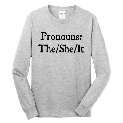 Pronouns The She It Tall Long Sleeve T-Shirt