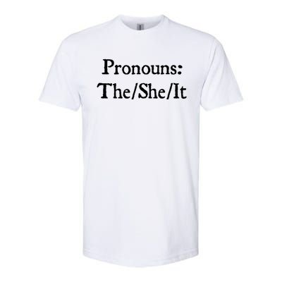 Pronouns The She It Softstyle® CVC T-Shirt