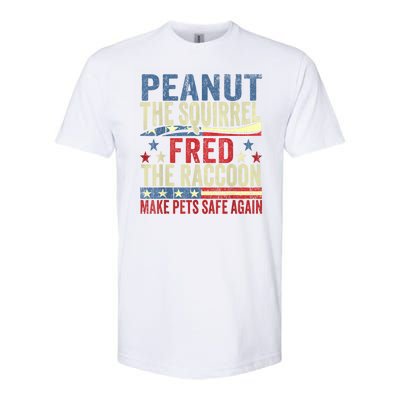 Peanut The Squirrel & Fred The Raccoon Make Pets Safe Again Softstyle CVC T-Shirt