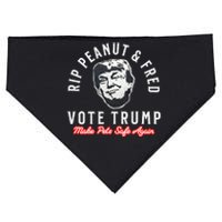 Peanut The Squirrel & Fred The Raccoon Make Pets Safe Again USA-Made Doggie Bandana