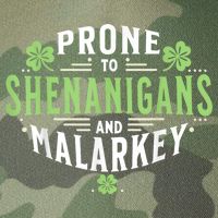 Prone To Shenanigans & Malarkey Fun Clovers St Patrick’S Day Legacy Tie Dye Trucker Hat