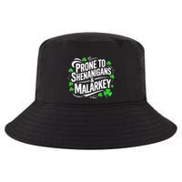Prone To Shenanigans And Malarkey St Patricks Day Cool Comfort Performance Bucket Hat