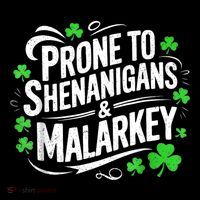 Prone To Shenanigans And Malarkey St Patricks Day Impact Tech Backpack