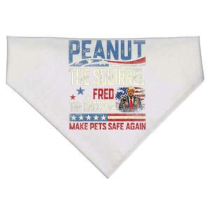 Peanut The Squirrel & Fred The Raccoon Make Pets Safe Again USA-Made Doggie Bandana