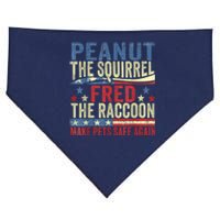 Peanut The Squirrel & Fred The Raccoon Make Pets Safe Again USA-Made Doggie Bandana