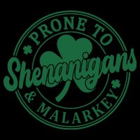 Prone To Shenanigans Malarkey St Patricks Day 16oz Travel Tumbler