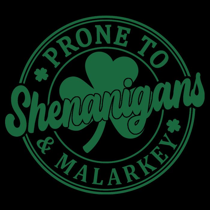 Prone To Shenanigans Malarkey St Patricks Day 16oz Travel Tumbler