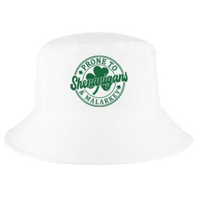 Prone To Shenanigans Malarkey St Patricks Day Cool Comfort Performance Bucket Hat