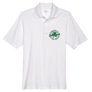 Prone To Shenanigans Malarkey St Patricks Day Men's Origin Performance Pique Polo