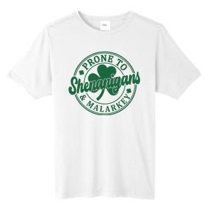 Prone To Shenanigans Malarkey St Patricks Day Tall Fusion ChromaSoft Performance T-Shirt