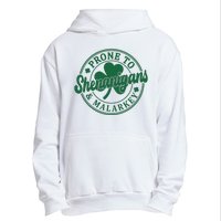 Prone To Shenanigans Malarkey St Patricks Day Urban Pullover Hoodie