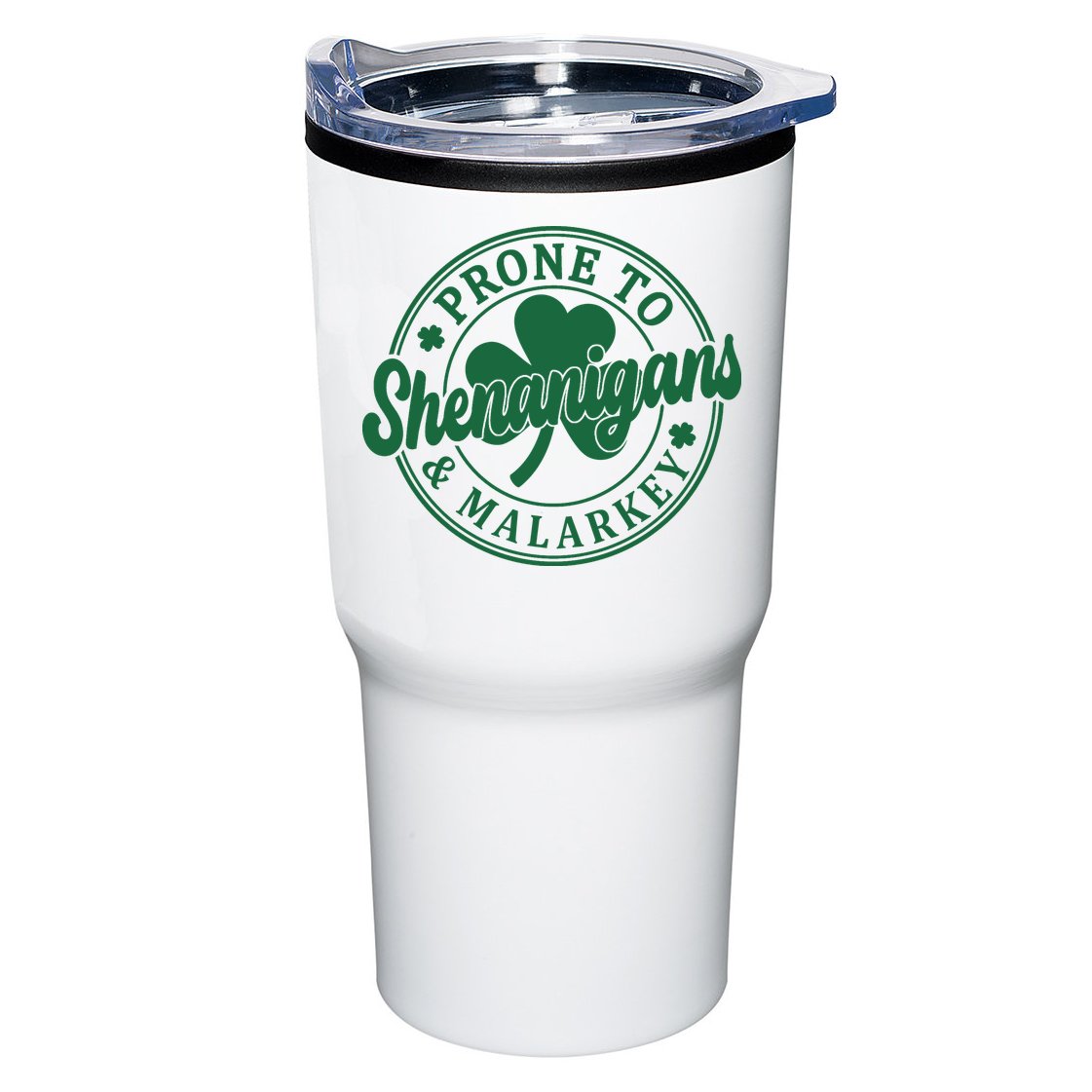 Prone To Shenanigans Malarkey St Patricks Day Tumbler