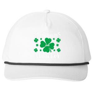 Prone To Shenanigans And Malarkey Boys St Patricks Day Funny Snapback Five-Panel Rope Hat