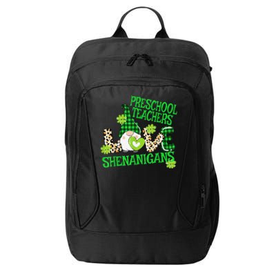 Preschool Teacher St Patricks Day PreK Shenanigans LOVE City Backpack