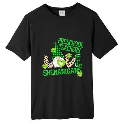 Preschool Teacher St Patricks Day PreK Shenanigans LOVE Tall Fusion ChromaSoft Performance T-Shirt