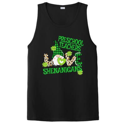 Preschool Teacher St Patricks Day PreK Shenanigans LOVE PosiCharge Competitor Tank