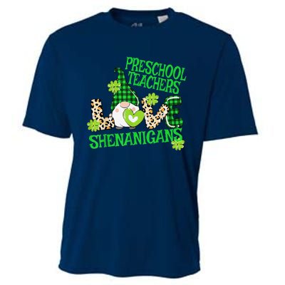 Preschool Teacher St Patricks Day PreK Shenanigans LOVE Cooling Performance Crew T-Shirt