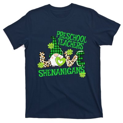 Preschool Teacher St Patricks Day PreK Shenanigans LOVE T-Shirt