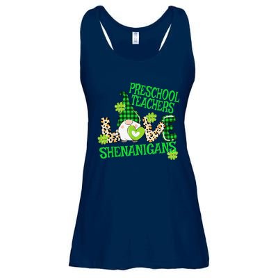 Preschool Teacher St Patricks Day PreK Shenanigans LOVE Ladies Essential Flowy Tank