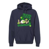 Preschool Teacher St Patricks Day PreK Shenanigans LOVE Premium Hoodie