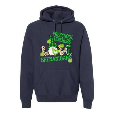 Preschool Teacher St Patricks Day PreK Shenanigans LOVE Premium Hoodie