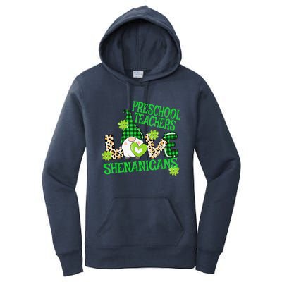 Preschool Teacher St Patricks Day PreK Shenanigans LOVE Women's Pullover Hoodie